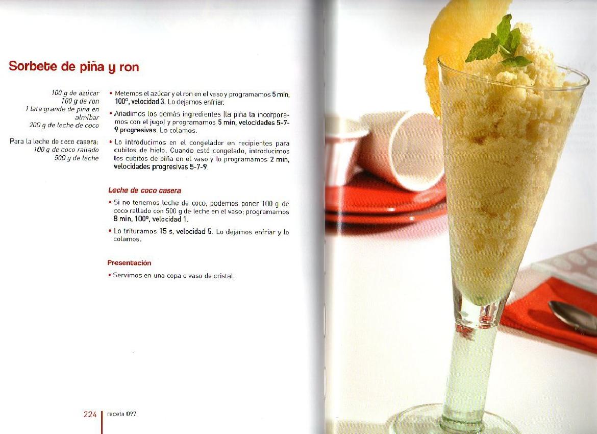 Sorbete de pina de lata thermomix
